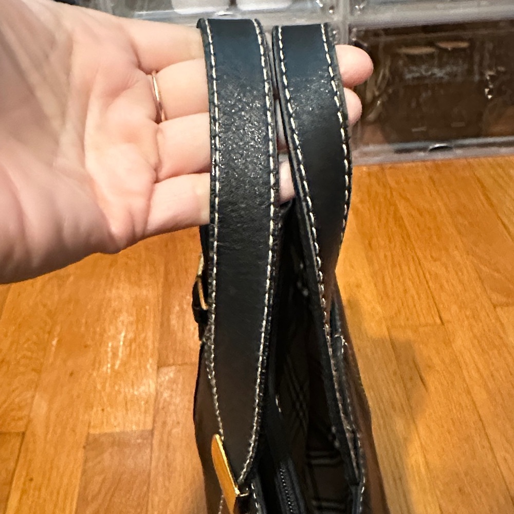 Burberry Black Leather Satchel - Picture 5 of 16